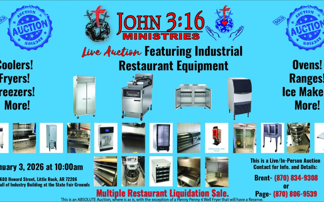 Live Auction – Restaurant Equipment